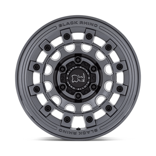 Black Rhino Hard Alloys FUJI 17x8 Matte Gunmetal 5x114.3 38mm