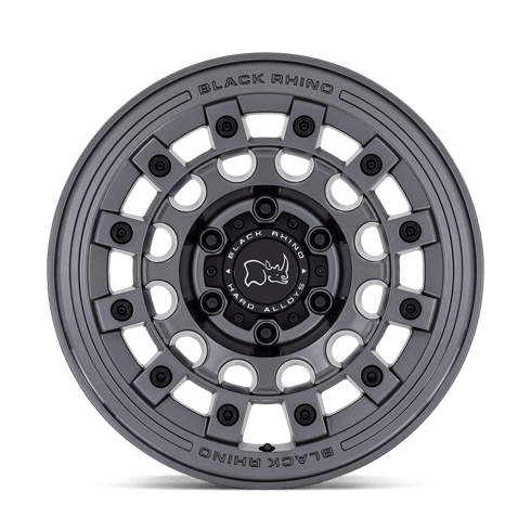 Black Rhino Hard Alloys FUJI 17x8 Matte Gunmetal 5x114.3 38mm