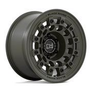 Black Rhino Hard Alloys FUJI 17x8 Olive Drab Green 5x114.3 30mm