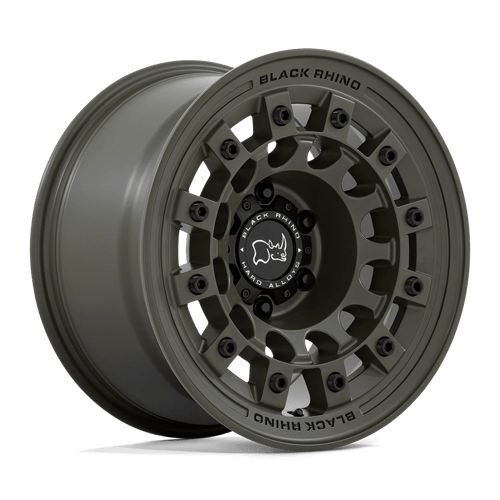 Black Rhino Hard Alloys FUJI 17x8 Olive Drab Green 5x114.3 30mm