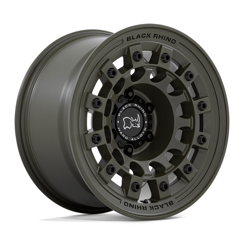 Black Rhino Hard Alloys FUJI 17x8 Olive Drab Green 5x114.3 38mm