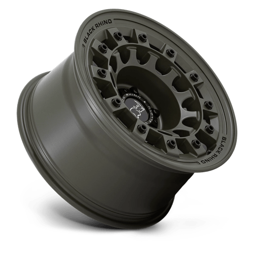 Black Rhino Hard Alloys FUJI 17x8 Olive Drab Green 5x114.3 30mm