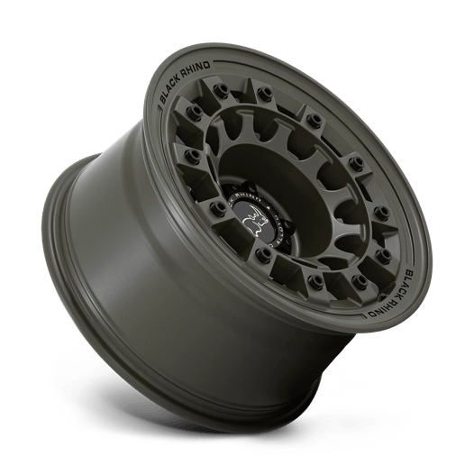 Black Rhino Hard Alloys FUJI 17x8 Olive Drab Green 5x114.3 30mm