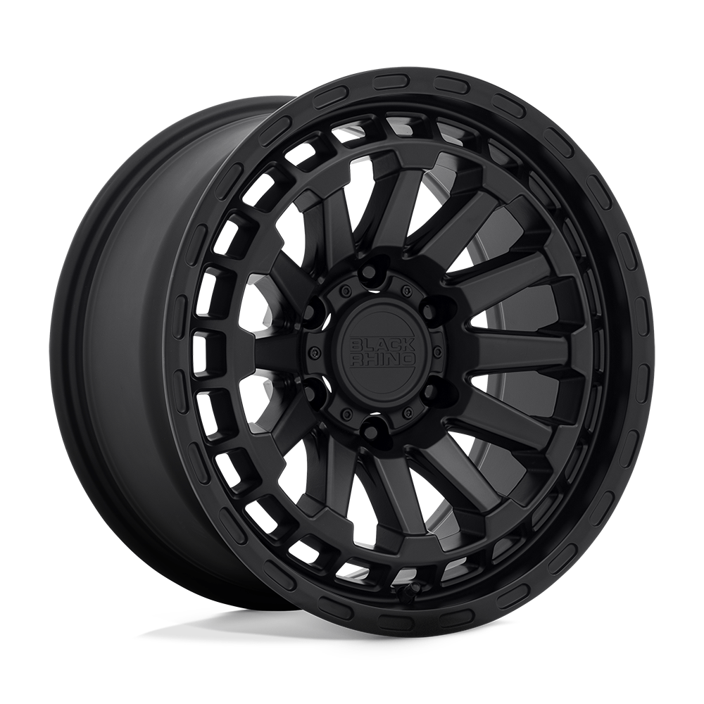 Black Rhino Hard Alloys RAID 18x9.5 Matte Black 6x135 12mm