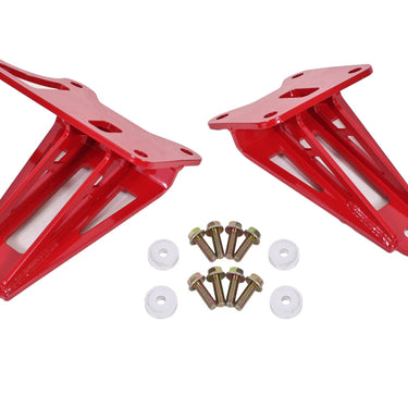 BMR 11-17 S197 Mustang Motor Mount Brackets - Red