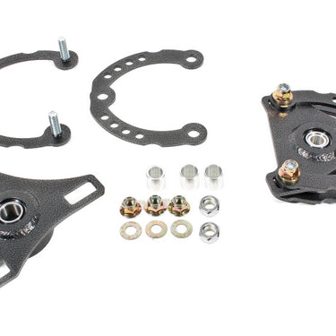 BMR 15-17 S550 Mustang Caster Camber Plates - Black Hammertone