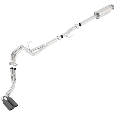 Borla 15-16 Ford F-150 3.5L EcoBoost Ext. Cab Std. Bed Black Chrome CB Exhaust ATAK Truck Side Exit