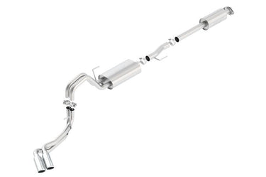 Borla 15-16 Ford F-150 3.5L EcoBoost Ext. Cab Std. Bed Catback Exhaust S-Type Truck Side Exit