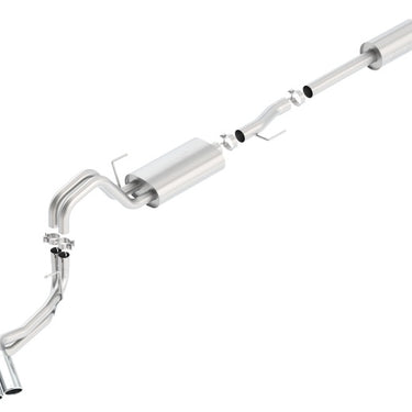 Borla 15-16 Ford F-150 3.5L EcoBoost Ext. Cab Std. Bed Catback Exhaust Touring Truck Side Exit