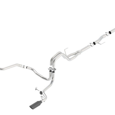 Borla 15-16 Ford F150 3.5L EcoBoost Ext. Cab Black Chrome CB Exht ATAK Single Split Rear Exit
