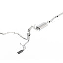 Borla 15-17 Ford F-150 2.7L/ 3.5L EcoBoost/ 5.0L V8 Rear Exit S-Type Catback Exhaust Black Chrome