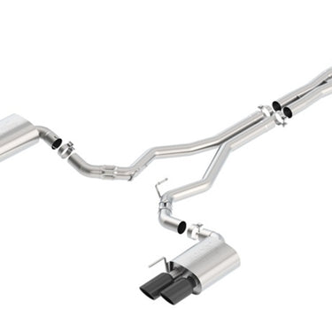Borla 2018 Ford Mustang GT (A/T / M/T) 3in ATAK Catback Exhaust w/o Valves w/ Black Chrome Tips
