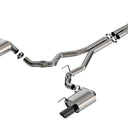 Borla 2024 Ford Mustang GT 5.0L V8 w/o Active Exhaust ATAK Cat-Back Exhaust System - Black Chrome