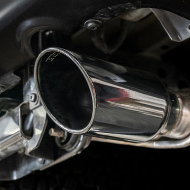 Borla 21-23 Ford Raptor 3in Tail Pipe Kit 4.5in Tip - Black Chrome