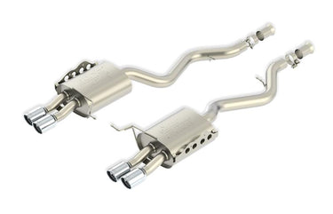 Borla Atak S Cat-Back 15-17 Ford Mustang GT 5.0L V8 MT/AT 2.5in pipe 4in tip (Black Chrome)