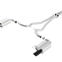 Borla Atak S Cat-Back 15-17 Ford Mustang GT 5.0L V8 MT/AT 2.5in pipe 4in tip (Black Chrome)