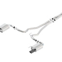 Borla Atak S Cat-Back 15-17 Ford Mustang GT 5.0L V8 MT/AT 2.5in pipe 4in tip (Black Chrome)