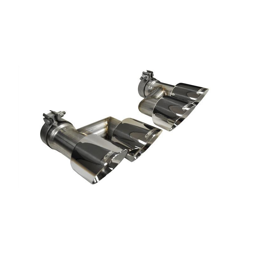 CORSA 14333 polished quad exhaust tip kit for 2015-2017 Ford Mustang GT 5.0L