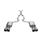 CORSA 21292 polished active-valve cat-back exhaust for 2020-2022 Ford Mustang Shelby GT500