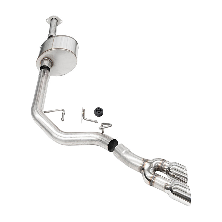 CORSA 21332 polished-tip front-of-tire cat-back exhaust for 2015-2020 Ford F-150 5.0L 157-inch wheelbase