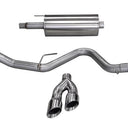 Corsa 15-20 Ford F-150 5.0L V8 (Super Crew Cab) Polished Sport Single Side Dual 4in Tips CB Exhaust