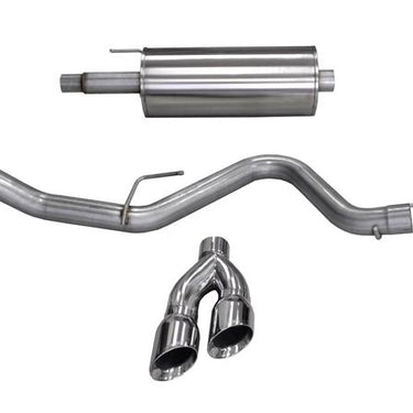 Corsa 15-20 Ford F-150 5.0L V8 (Super Crew Cab) Polished Sport Single Side Dual 4in Tips CB Exhaust