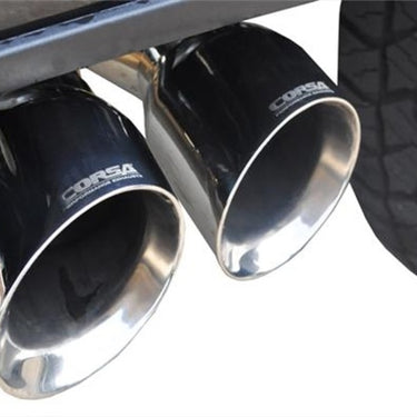 Corsa 15-20 Ford F-150 5.0L V8 (Super Crew Cab) Polished Sport Single Side Dual 4in Tips CB Exhaust