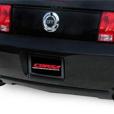 Corsa 2005-2010 Ford Mustang Shelby GT500 5.4L V8 Black Sport Axle-Back Exhaust