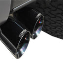 Corsa 2011-2014 Ford F-150 Raptor 6.2L V8 145in Wheelbase Black Xtreme Cat-Back Exhaust
