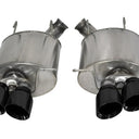 Corsa 2013-2014 Ford Mustang Shelby GT500 5.8L V8 Black Sport Axle-Back Exhaust