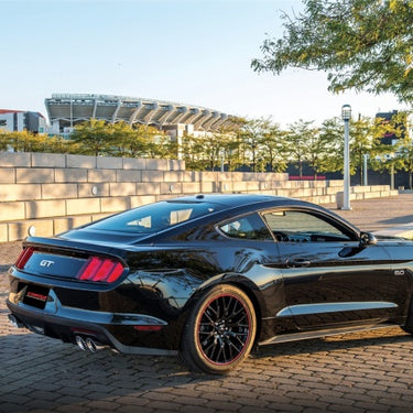 Corsa 2015-2017 Ford Mustang GT 5.0 3in Cat Back Exhaust Polish Quad Tips (Xtreme)