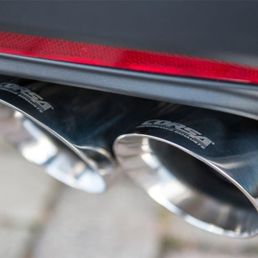 Corsa 2015-2017 Ford Mustang GT 5.0 3in Cat Back Exhaust Polish Quad Tips (Xtreme)