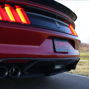 Corsa 2015-2020 Ford Mustang GT350 3in Double X Pipe Exhaust