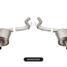 Corsa 2015-2020 Ford Mustang GT350/R 5.2L V8 Dual Rear Axle-Back- Stainless Dual Rear Exit