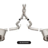 Corsa 2015-2020 Ford Mustang GT350/R 5.2L V8 Dual Rear Cat-Back- Stainless Dual Rear Exit