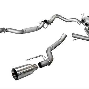 Corsa 2017-2020 Ford F-150 Raptor 3.5L Sport Cat-Back Dual Rear Exit w/ 5in Satin Polished Tip