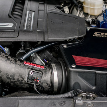 Corsa 2018-2023 Ford Mustang GT 5.0L V8 Forged Carbon Fiber Air Intake w/ DryTech 3D No Oil Filter