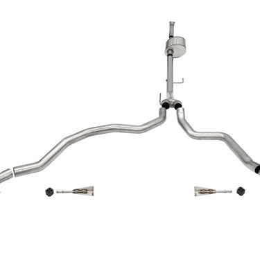 Corsa 2021-2025 Ford F-150 SuperCab/6.5in Bed 5.0L V8 Xtreme Cat-Back Dual Rear Exit-Polished