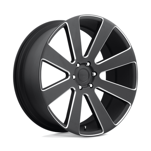 DUB 1PC S187 8-BALL 22x9.5 Matte Black Milled 6x135 30mm