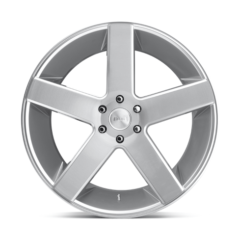 DUB 1PC S218 BALLER 22x9.5 Gloss Silver Brushed 6x135 30mm