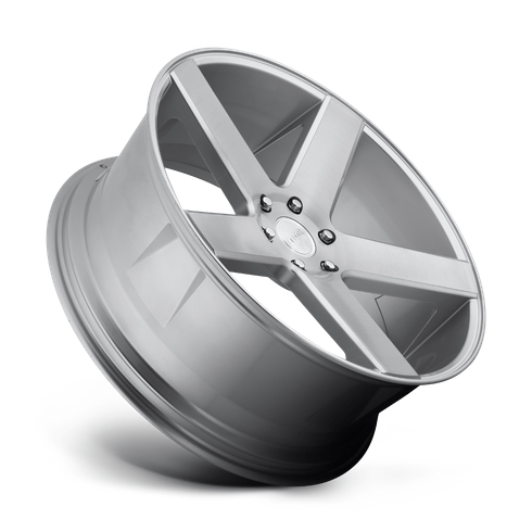 DUB 1PC S218 BALLER 22x9.5 Gloss Silver Brushed 6x135 30mm