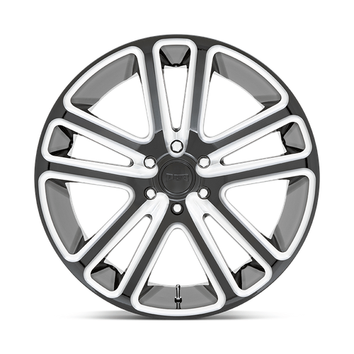DUB 1PC S255 FLEX 22x9.5 Gloss Black Milled 6x135 30mm