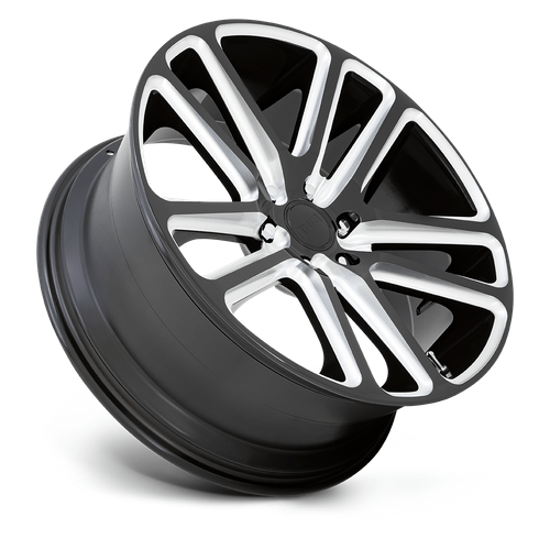 DUB 1PC S255 FLEX 22x9.5 Gloss Black Milled 6x135 30mm