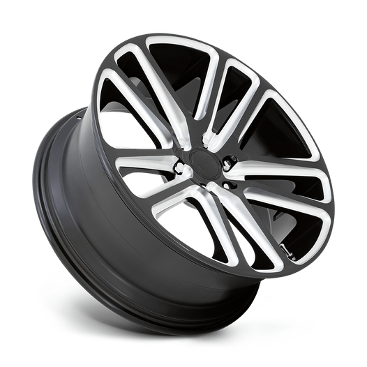 DUB 1PC S255 FLEX 22x9.5 Gloss Black Milled 6x135 30mm