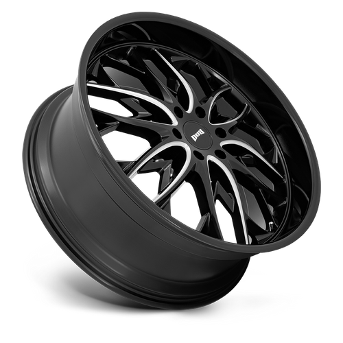 DUB 1PC S263 OG 22x9.5 Gloss Black Milled 6x135 30mm