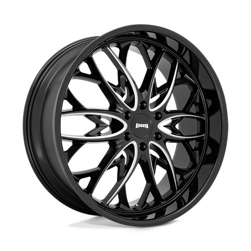 DUB 1PC S263 OG 22x9.5 Gloss Black Milled 6x135 30mm