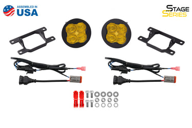 Diode Dynamics SS3 Pro Type A Kit ABL - Yellow SAE Fog