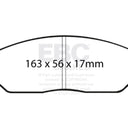 EBC 05-10 Ford Mustang 4.0 Yellowstuff Front Brake Pads