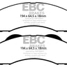 EBC 15+ Ford Expedition 3.5 Twin Turbo 2WD Yellowstuff Front Brake Pads