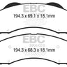 EBC 15+ Ford F150 2.7 Twin Turbo (2WD) Yellowstuff Front Brake Pads
